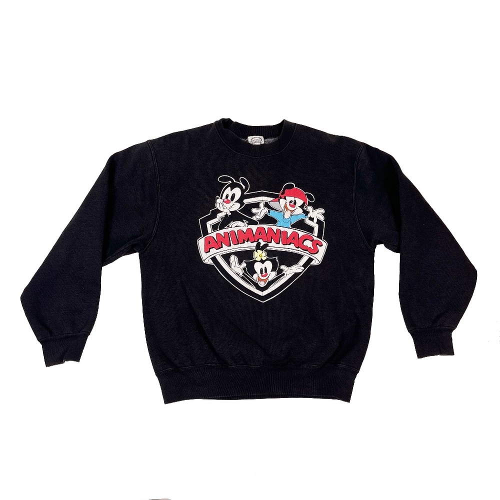 Vintage 90s Animaniacs Crewneck Sweatshirt Warner Bros 1993 USA